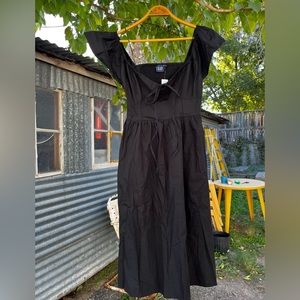 Gap Flutter Sleeve Midi Dress, size medium